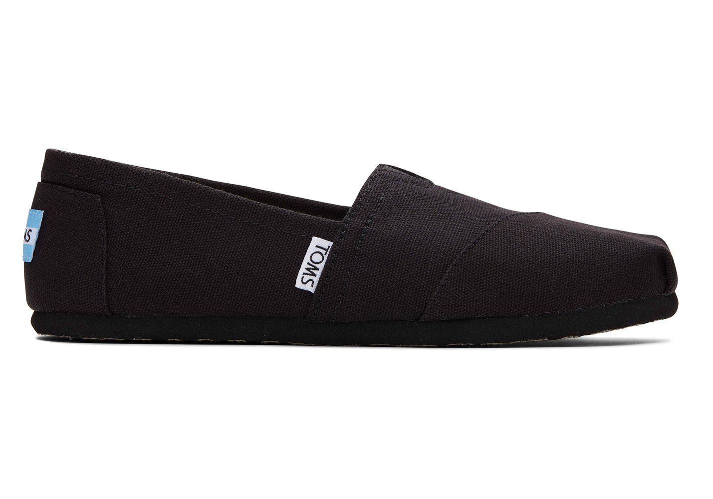 Toms Espadryle Damskie Czarne - Alpargata Płócienne - 03QIJYSLC